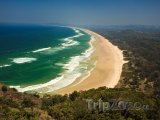 Byron Bay, pohled na Tallow Beach